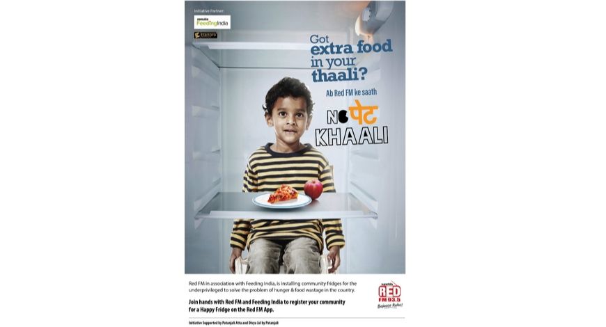 RED FM extends support to NGO - Feeding India through ‘Iss Diwali No Paet Khaali’ campaign